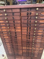 Antique 45 Draw Printers Cabinet/ Local Pickup Only