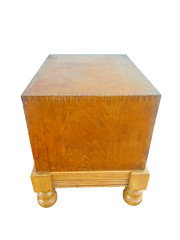 Antique Card Catalog File Cabinet Fifteen Slots interior Drawer Dill & Collins