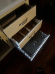 old vintage Hoosier cabinet