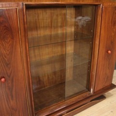 Vitrine bookcase display cabinet Art Deco style furniture wood 900 20th century