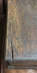Victorian Antique Oak Desktop File Box Tito Forms IniItial Co. 20” x 14.5” x 7”