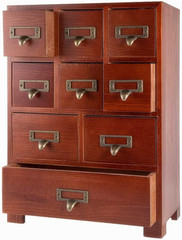 Farmhouse Rustic Medicine Small Vintage Chinese Cabinet Wood Tabletop Storage
