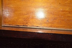 Antique Music Cabinet Phonograph Record Cabinet Wood c1920s-40s