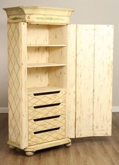 Habersham Plantation ‘Topiary’ Painted Armoire