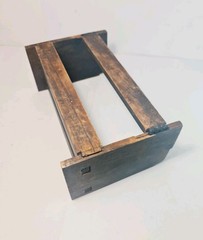 Small Wooden Freestanding Spice Rack/Cookbook Stand Hand Made Antique/Vintage