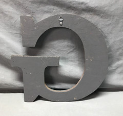 Decorative Salvaged Tin Ceiling 12″ Patchwork Mix Color Letter G Metal 353-25B