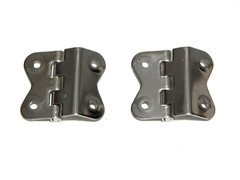 Antique Hoosier Cabinet Hinge For Upper Door Nickel Plated Pair