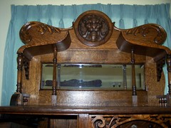 ANTIUQE OAK DENTAL CABINET