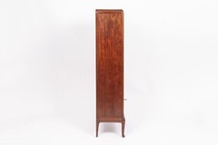 Art Nouveau Antique Inlaid Wooden Cabinet by Majorelle, France, Signed