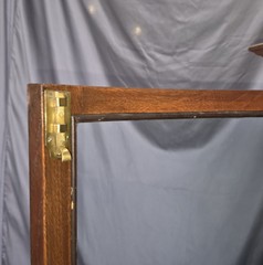 Antique Corner Oak China Cabinet – double doors