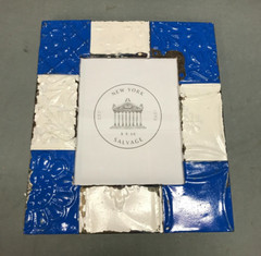 Decorative Salvaged 8×10 Tin Ceiling 3″ Patchwork Metal Picture Frame Old 51-25B
