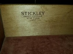 Leopold STICKLEY Sideboard & Open China Rack 1952 Cherry Valley Collection