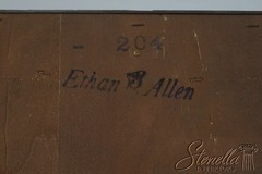 73492: ETHAN ALLEN Maple 2 Door China Cabinet