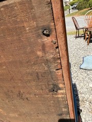 Antique Cherry Pa dutch cupboard step back farm house colonial country cabinet