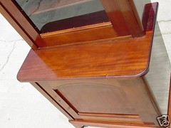 Choice Empire Single Door Mahogany China Display Cabinet