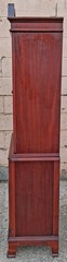 Antique Vintage Mahogany Wood China Cabinet Federal Chippendale Bookcase Hutch