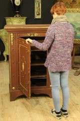 Cabinet Italian furniture antique style sideboard fake safe painted wood 900