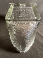 Rare Antique Vintage LRG Gerrix Glass Dry Scoop for Hoosier Cabinet ~ ORIGINAL