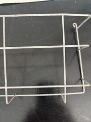 Vintage Sellers Hoosier Cabinet Holder Metal Wire Spice Rack Antique 21 inches