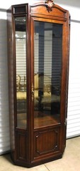 Century Furniture Tall 85″ Wood & Glass Framed Display/Storage Cabinet (2 Avail)