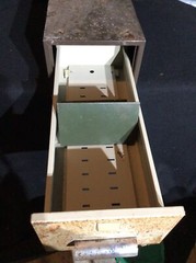 Vintage Myers Metal Index Draw/Filing Cabinet