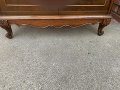 Vintage Walnut Record Cabinet