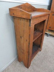 Antique Primitive 19th c. Cupboard Pantry Shelf Farmhouse Country Storage