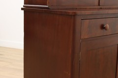 Empire Antique 1840s Mahogany China Display or Bookcase #56281