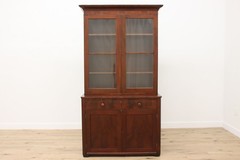 Empire Antique 1840s Mahogany China Display or Bookcase #56281