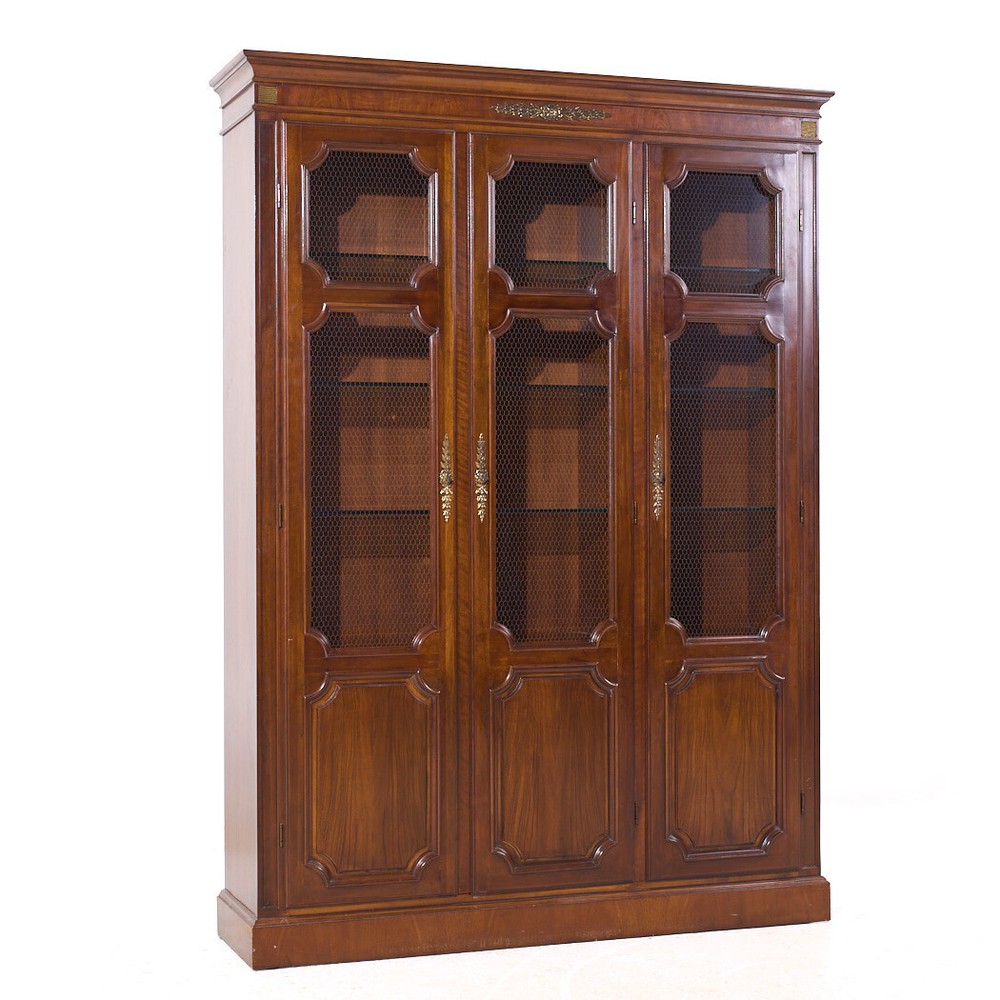 Baker Furniture French Louis XVI Mahogany China Cabinet-Free Shipping