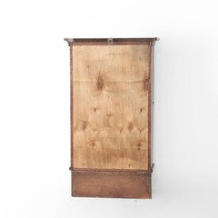 Walnut Hanging Curio Cabinet 20thC