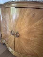 Beautiful Large Bernhardt Brand China Hutch with Granite Top