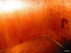 Antique Arts & Crafts Victorian 1800s Oak Wood Wall Hanging Door Lock Cabinet