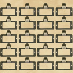 20 Pcs Antique Bronze Card Catalog Drawer Pulls, Vintage File Cabinet Pulls, Lib