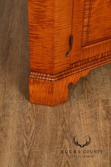 Louis Irion Tiger Maple Corner Cabinet*