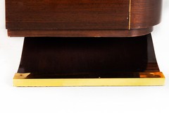 Fine Art Deco Macassar Ebony Vitrine Display Cabinet by Gouffé ca. 1930