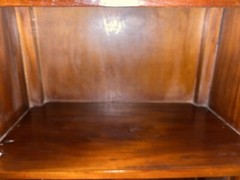 Solid Wood Mahogany European Style Traditional Bar Cabinet