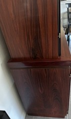 Beautiful MCM Danish Rosewood 2-Piece Hutch by Skovby (Made in Denmark)