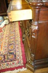 Antique Renaissance Revival Rosewood Etagere Hall Stand Bar