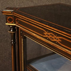 Display cabinet English vitrine furniture sideboard inlaid wood bookcase 800