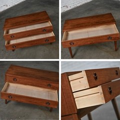 Scandinavian Modern Teak Low Bench Cabinet Credenza Attributed Arne Wahl Iversen