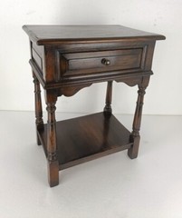 Antique Desk Cabineet Hallway Furniture, Side Table two Tier Barn style Gorgeous