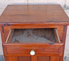 Vintage Country Handmade Solid Wooden Kitchen Jelly Cabinet Nightstand Cupboard