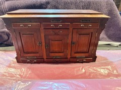 Salesman Sample Whitcomb Cabinet Co. Tobacco Humidor- 1920s Gorgeous Rare