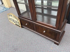 67818 Lexington Nautica Home Curio Cabinet with Glass Doors and Drawers