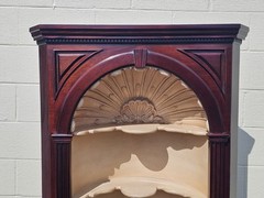 Vtg French Country Louis XV Style Wall Hanging Display Shelf W Scallop Shell