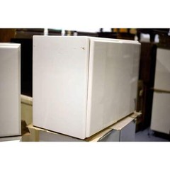 1980s Milo Baughman for Thayer Coggin Cream Lacquer Lighted Modular Bar or China