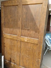 Antique Oak Post Office Cabinet,