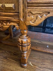 Antique Bernhardt Buffet/Sideboard, pre-1950’s, oak, two drawers and two cabinet