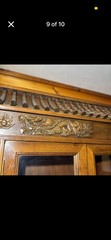 Antique Vintage Asian Oriental hutch China cabinet